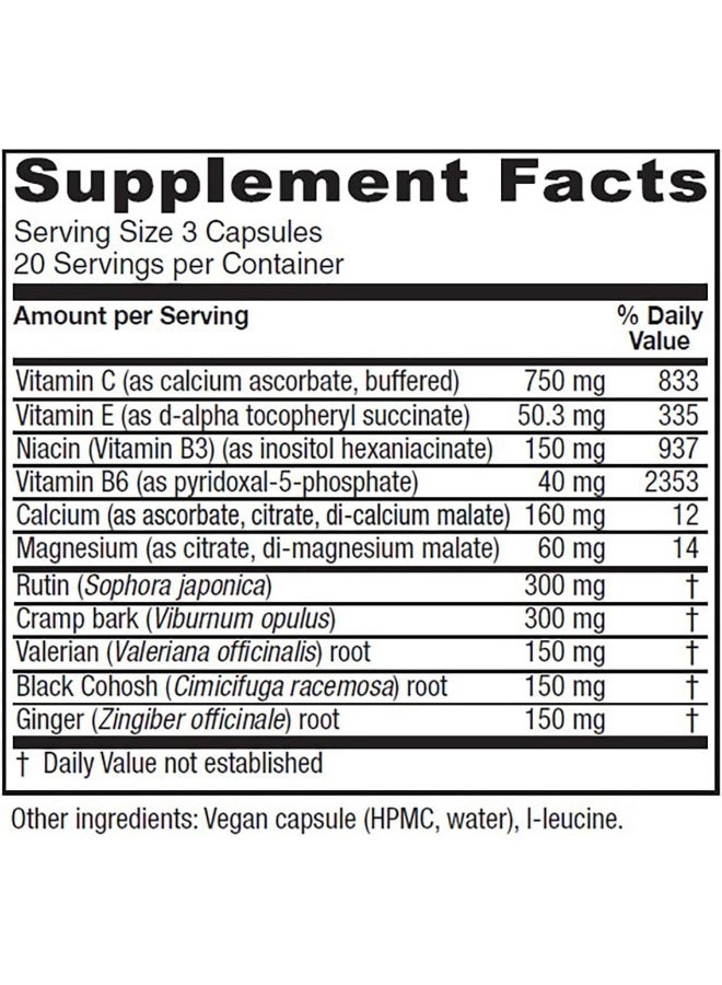 Vitanica Cramp Bark Extra, Menstrual Support, Vegan, 60 Capsules - Image 2