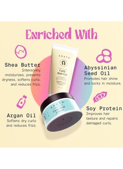 ARATA Arata Advanced Curl Care Hair Gel and Hair Cream combo  - Image 2