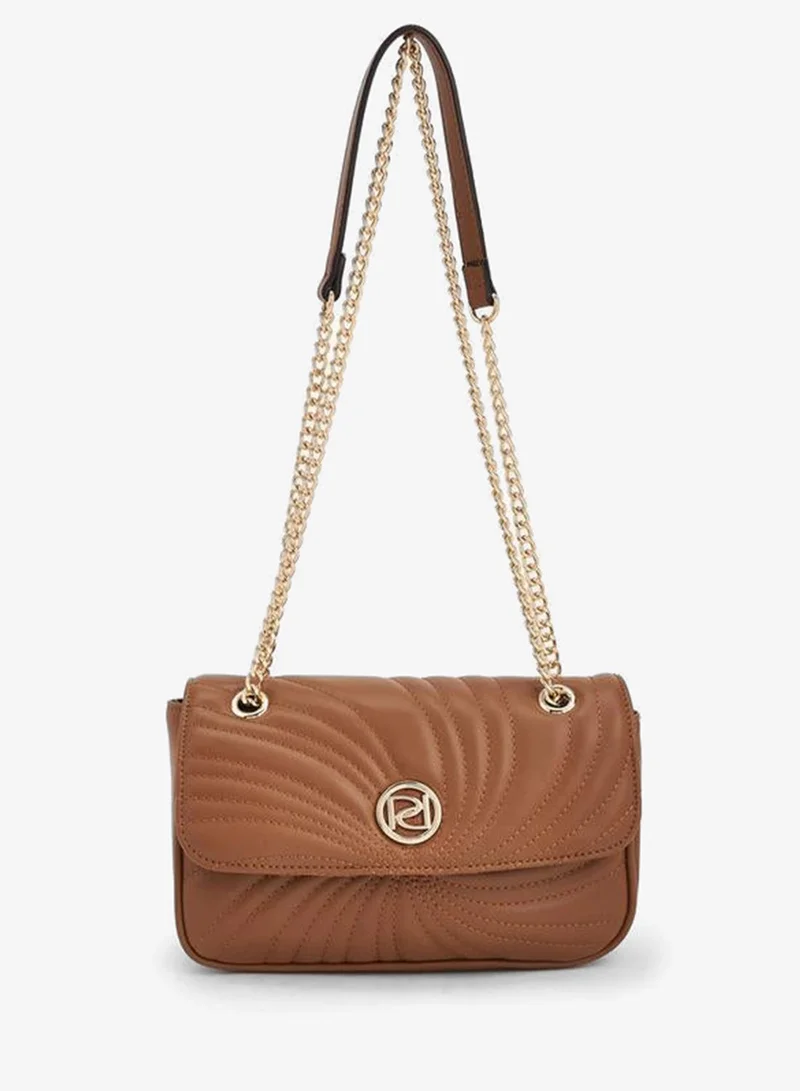 بابريكا Quilted Crossbody Bag With Chain Strap