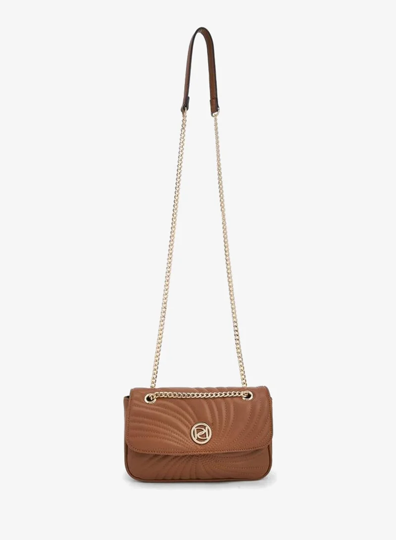 بابريكا Quilted Crossbody Bag With Chain Strap