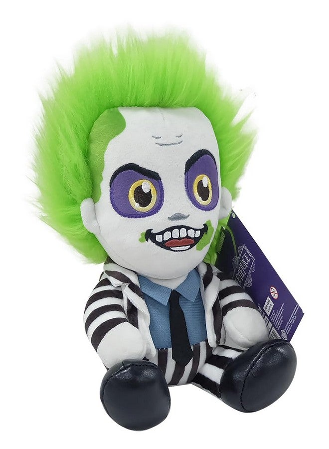 Kidrobot Beetlejuice Officially Licensed Movie Collectible Plush Stuffie - 7.5" Phunny Plush, Beetlejuice (1988) in Striped Outfit - Image 2