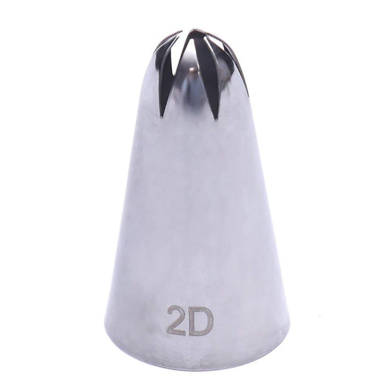 Perfect Pricee 2D Large Size Rose Flower Cake Decorating Icing Tip Cupcake Nozzles Decoration 2D, 45 x 25 x 50 mm - Image 5