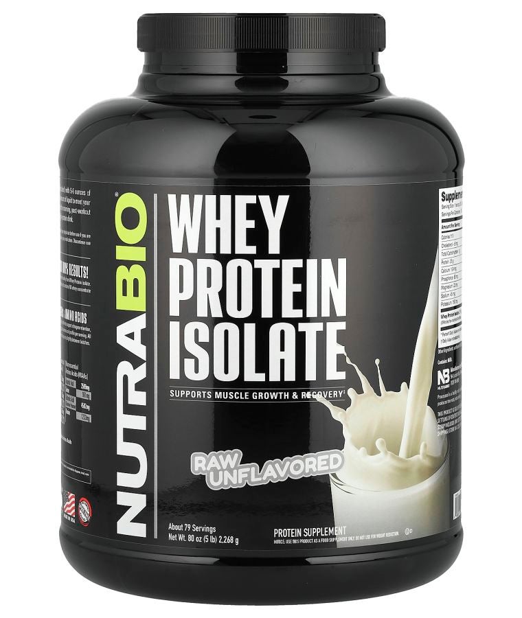 بروتين مصل اللبن المعزول غير المنكه 5 رطل (2268 جرام)