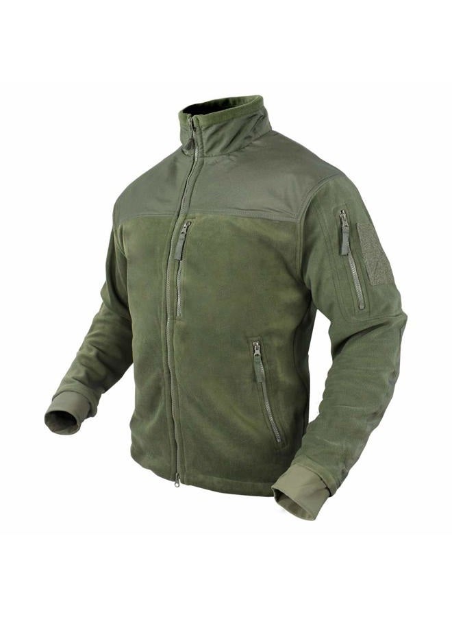 Condor Alpha Micro Fleece Jacket (Olive Drab, Medium) - Image 1