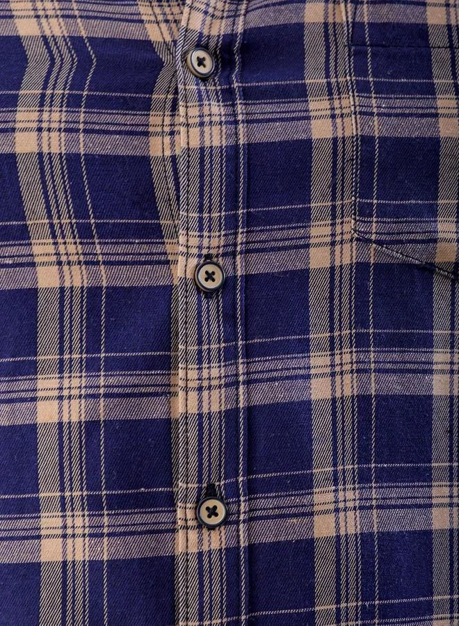 Take Two Men Slim Fit Checkered Casual Shirt By HardSoda