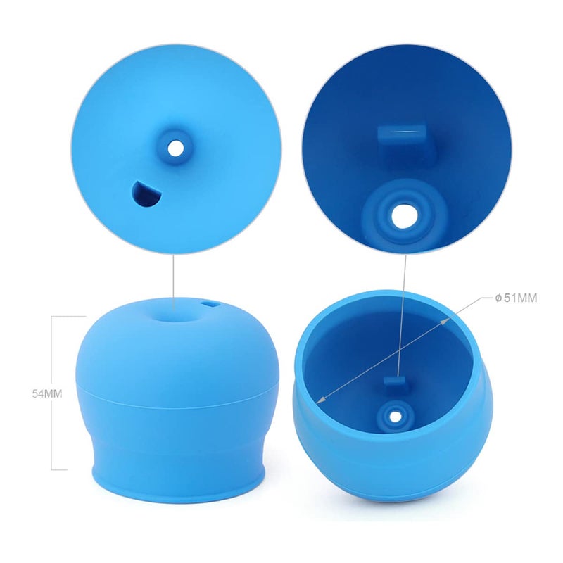 Tougs Silicone Sippy Straw Cup Lids for Toddlers Babies (Pack of 5) - 5 Drinking Straws - Reusable, Spill-proof - Stretches to Cover Tumblers, Yeti Rambler, Mason Jars, Cups and Mugs - Image 4