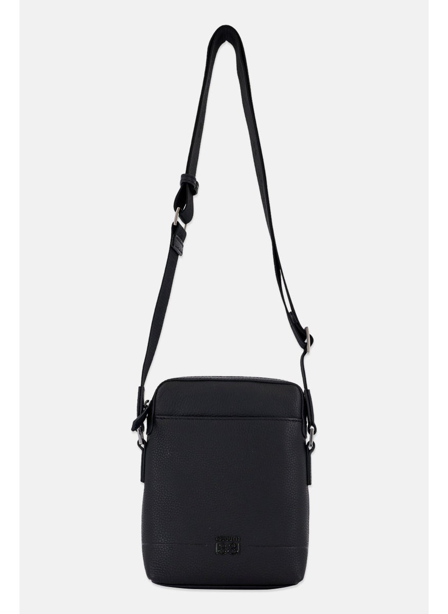 CERRUTI 1881 Men Brand Logo Cross Body Bag, Black  - Image 1