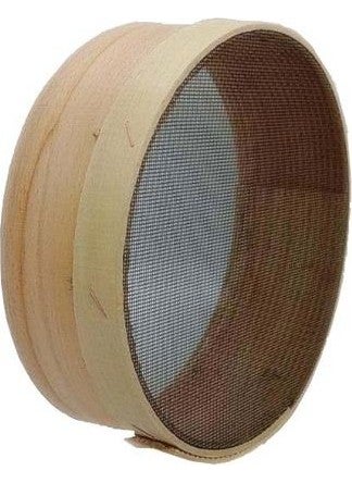 Xnews - 23 cm Wooden Flour Sieve - Image 1