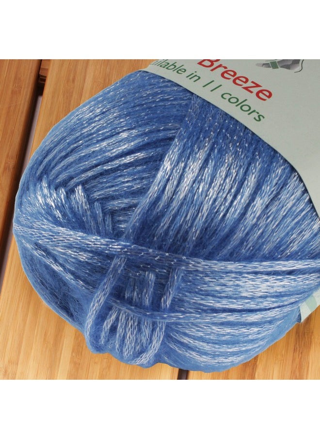 BambooMN - Jubileeyarn Air Breeze Yarn Fine Weight Acrylic 50G/Skein Variety Package 4 Skeins - Image 1