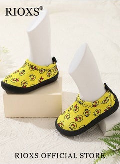 RIOXS Infant Baby Soft Sole Shoes Boys Girls Walking Shoes Breathable Comfort Flats  - Image 2