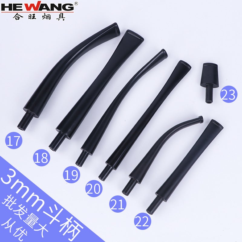 Hewang Pipe Accessories Consumables Heather Wood Pipe Mouth Diy Pipe Handle Pipe Bite Mouth Cigarette Holder Pipe Handle - Image 3
