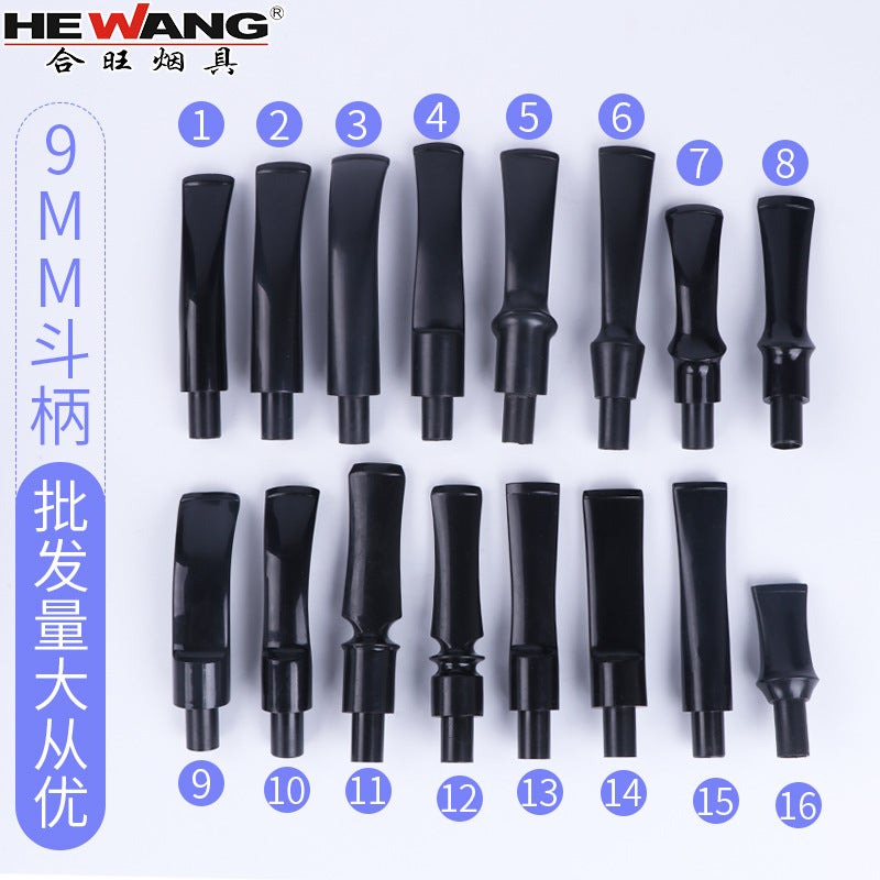 Hewang Pipe Accessories Consumables Heather Wood Pipe Mouth Diy Pipe Handle Pipe Bite Mouth Cigarette Holder Pipe Handle - Image 2