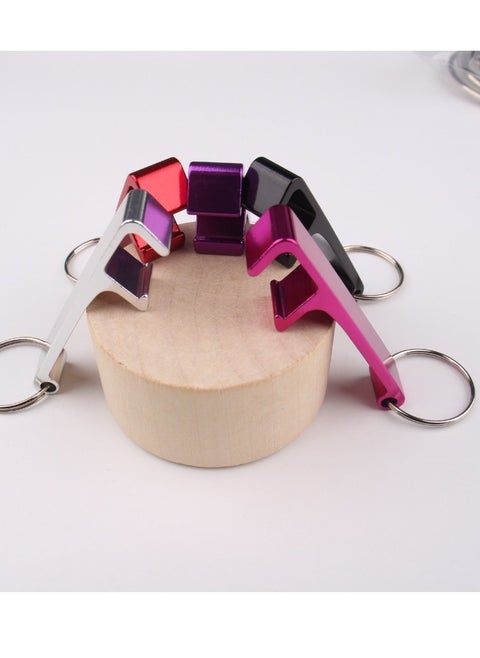 5pcs bottle opener colorful and practical multifunctional keychain bottle driver