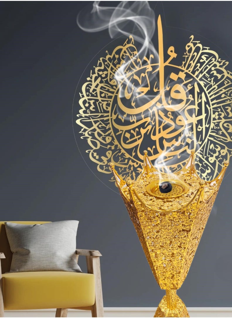 Bakhoor BoSidin Stylish Large Oud Incense Burner, 96 cm long, Incense Holder for Home Fragrance and Decore  - Image 4