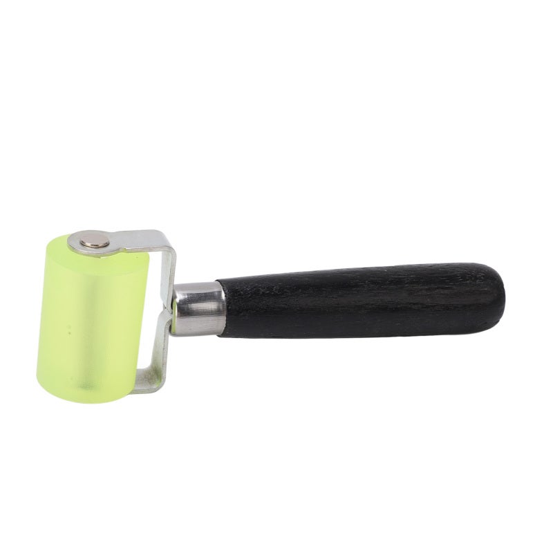 Sound Deadening Roller 175mm Stable Flexible Rolling - Durable Material-protecting Silicone Roller Ergonomic Pine Wood Handle for High-temperature Pvc Waterproof Film Sealing Strip Sound Bar Welding - Image 3