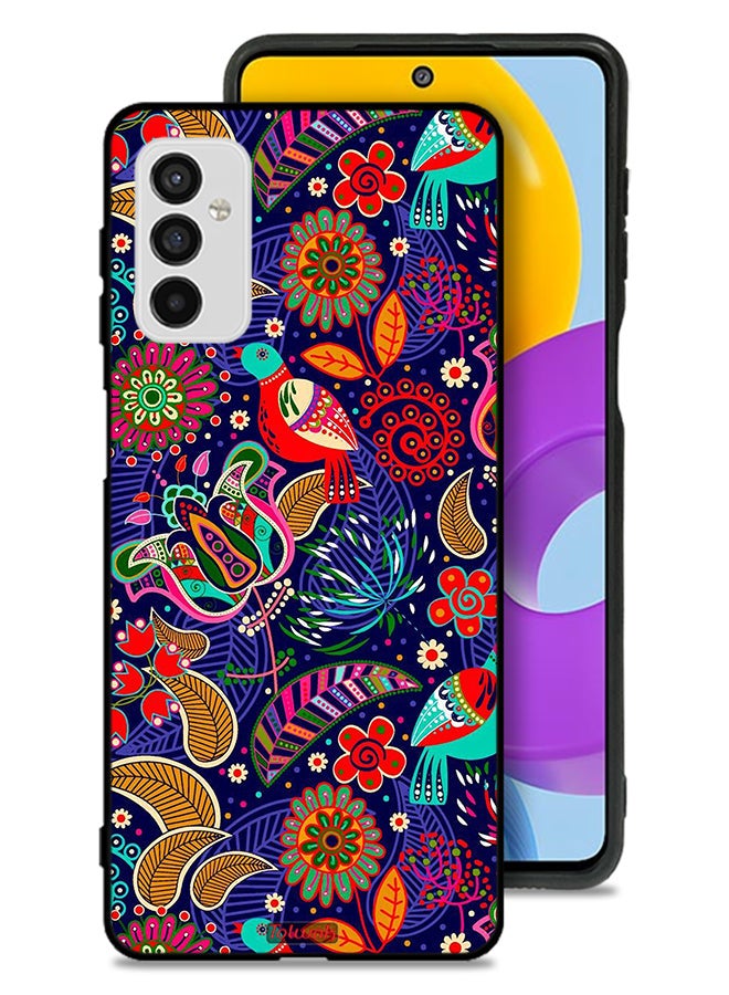 Tolwak Samsung Galaxy M52 5G Protective Case Cover Birds And Floral Pattern - Image 1