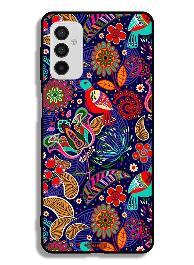 Tolwak Samsung Galaxy M52 5G Protective Case Cover Birds And Floral Pattern - Image 2