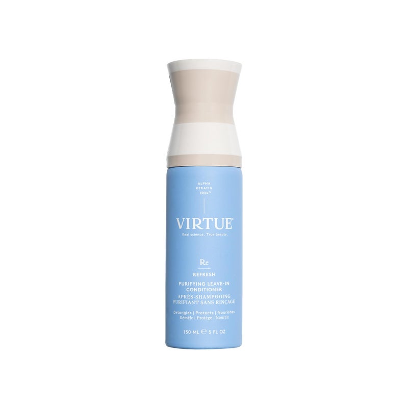 VIRTUE Purifying Leave-In Hair Conditioner Spray, Reduce Frizz and Split Ends, Detangles and Nourishes, Color Safe, 5 Fl Oz - Image 1