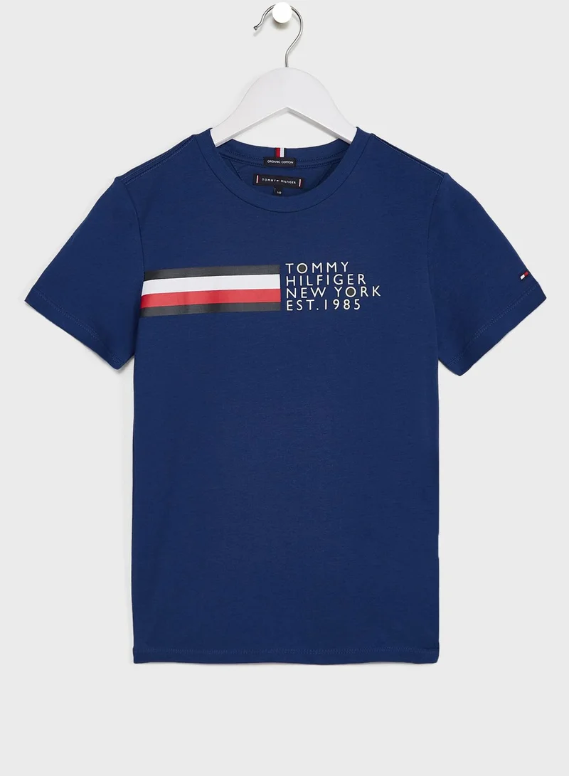 TOMMY HILFIGER Teens Striped Tee