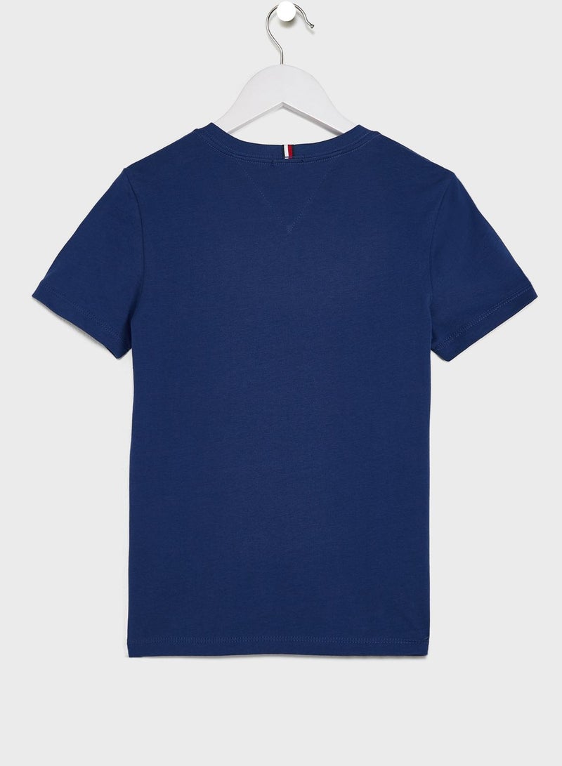 TOMMY HILFIGER Teens Striped Tee - Image 2