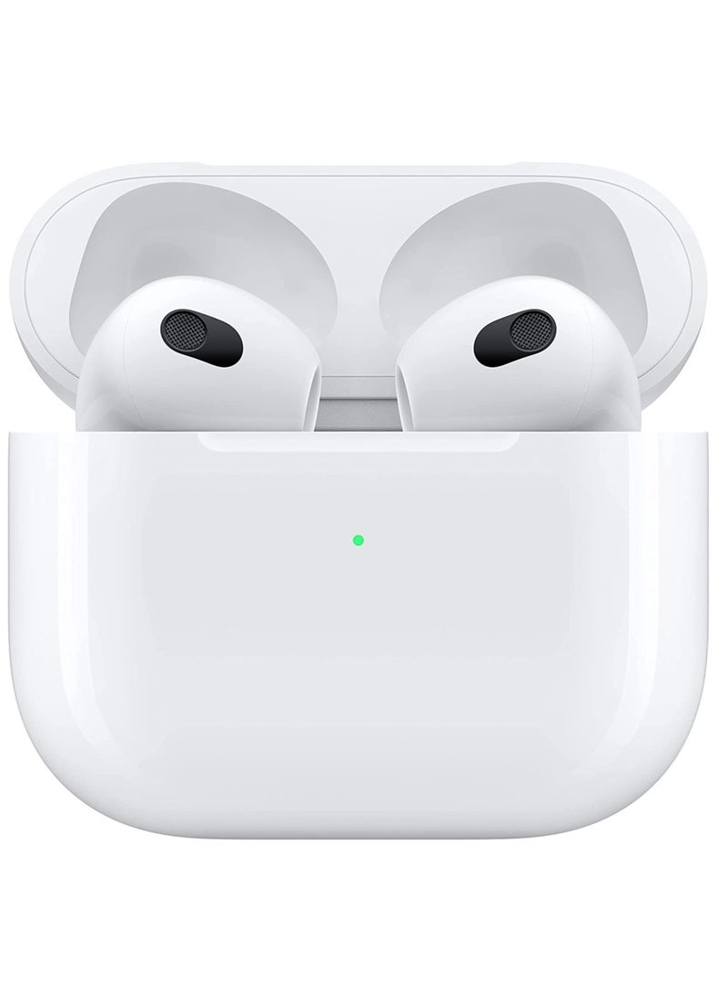 Generic - Wireless Earbuds Bluetooth Headphones with Built-in Mic, Noise Canceling, 3D Stereo Sound, Fast Charging, and Cable (White) - Image 1