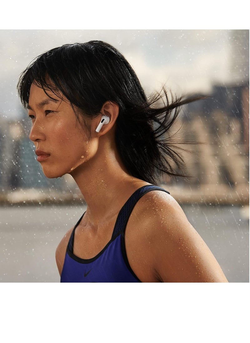 Generic - Wireless Earbuds Bluetooth Headphones with Built-in Mic, Noise Canceling, 3D Stereo Sound, Fast Charging, and Cable (White) - Image 1