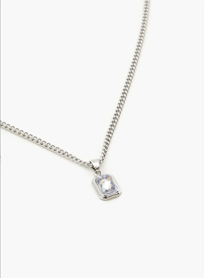 FOREVER 21 Faux Gem Pendant Necklace  - Image 4