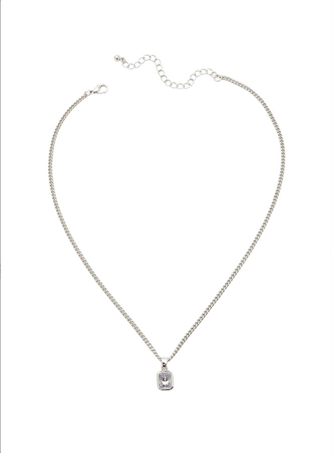 FOREVER 21 Faux Gem Pendant Necklace  - Image 1
