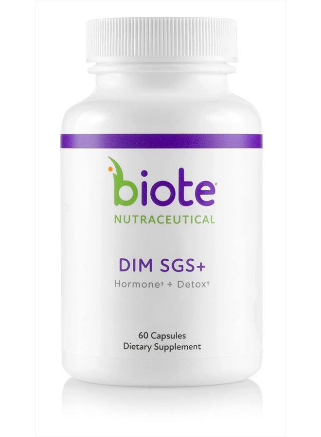 bioTE المكملات الغذائية - DIM SGS + - هرمون + ديتوكس (60 كبسولة) - Image 1