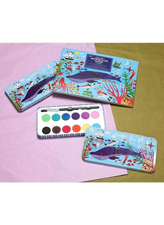 eeboo In The Sea Watercolor Pad/16 Sheets  - Image 2