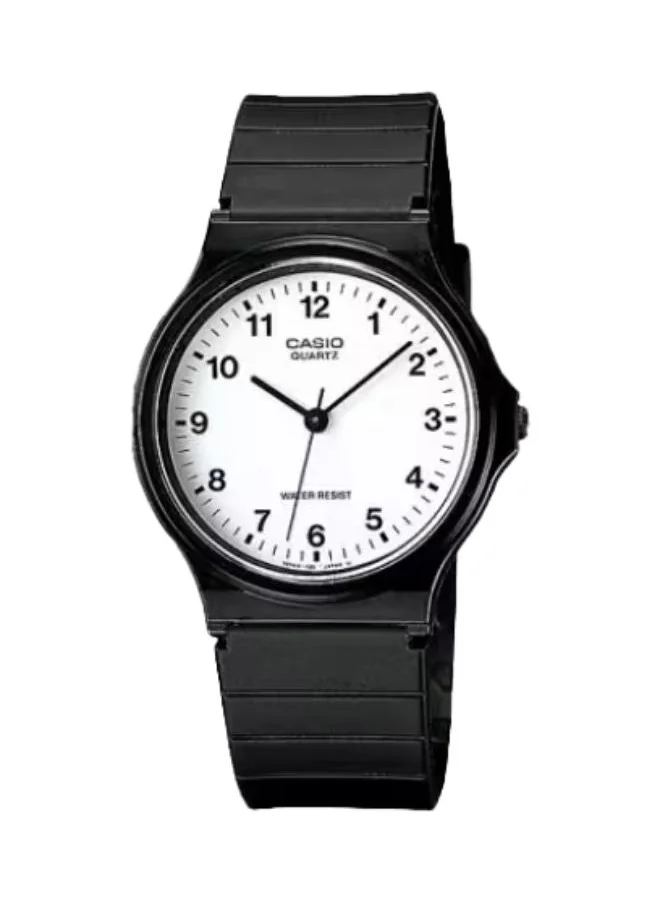 CASIO Unisex Analog Display Watch With Black Resin Strap - MQ-24-7B