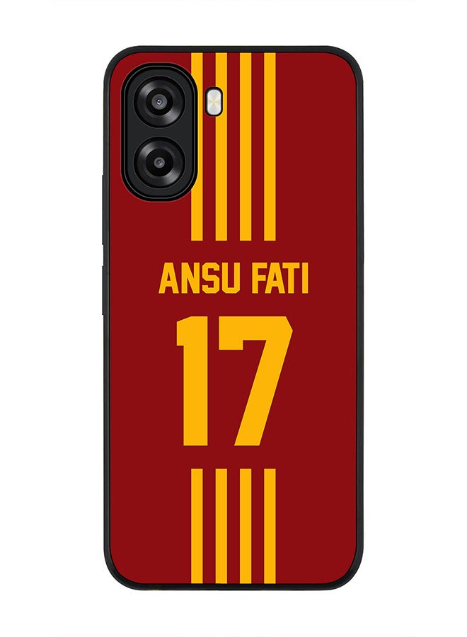 Stylizedd For Oppo A6x 5G / A6x 4G Case,Slim fit Camera Protection, Shockproof Thin Phone cover  - Football - Spain ,  Ansu Fati - Image 1