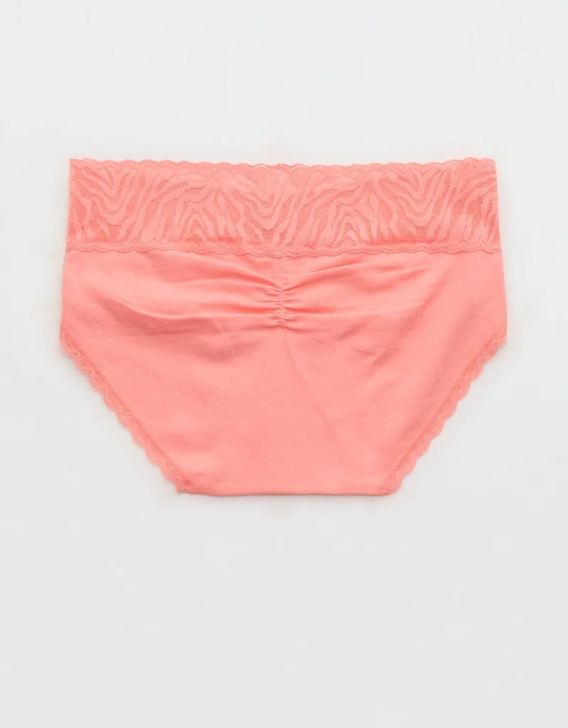 Aerie  Aerie Superchill Cotton Zebra Lace Boybrief Underwear for Women | Best Price UAE