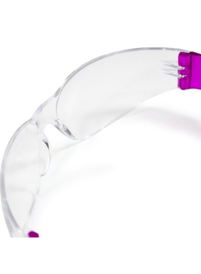 JORESTECH Eyewear Protective Safety Glasses, Polycarbonate Impact Resistant Lens Pack of 12 (Clear, Pink) - Image 4