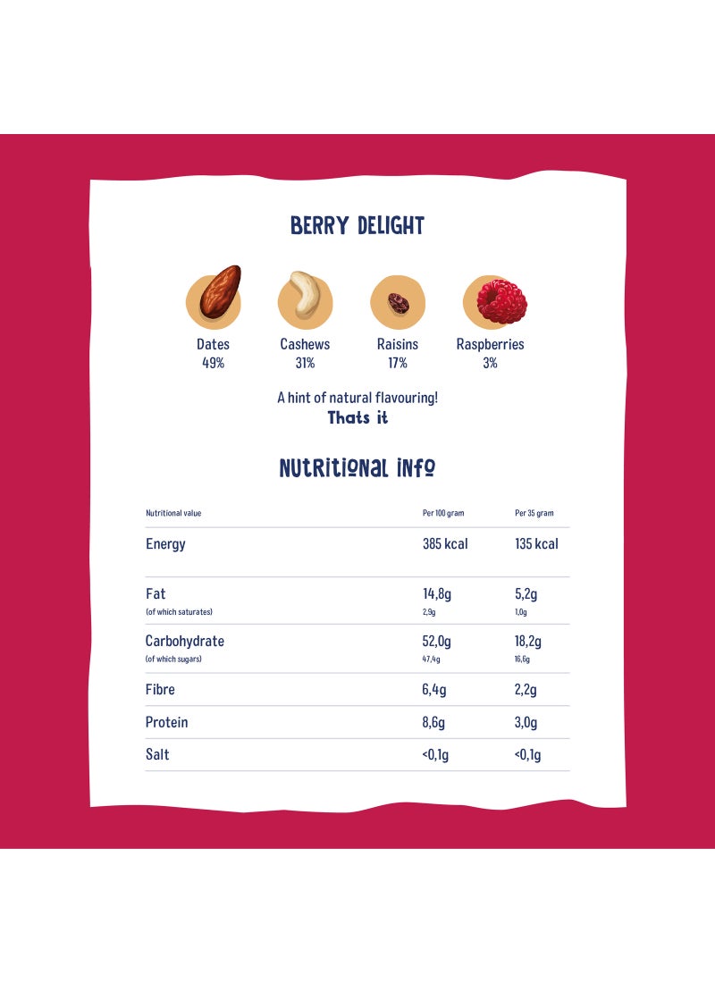 Nakd Berry Delight Fruit & Nut Bar 35g - Image 3