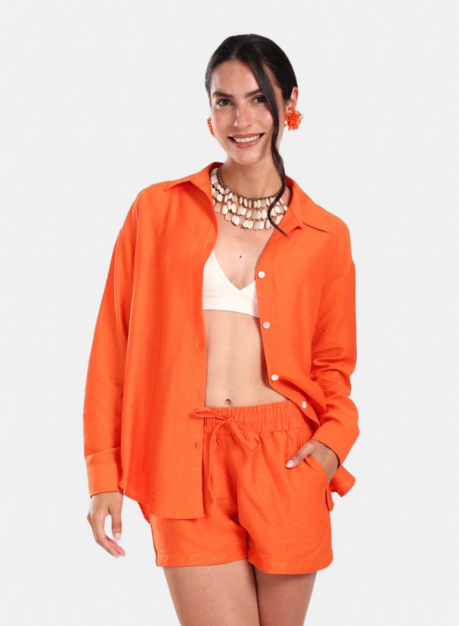 Carina Beach Shirt & Shorts Set - Image 1