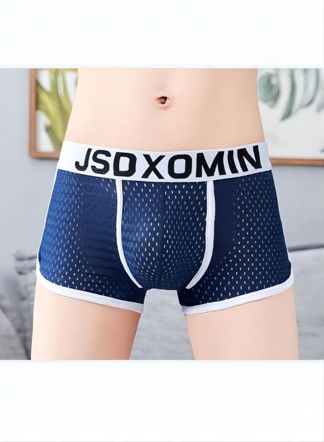 Breathable Middle Rise Bulge Pouch Boxer  - Image 2