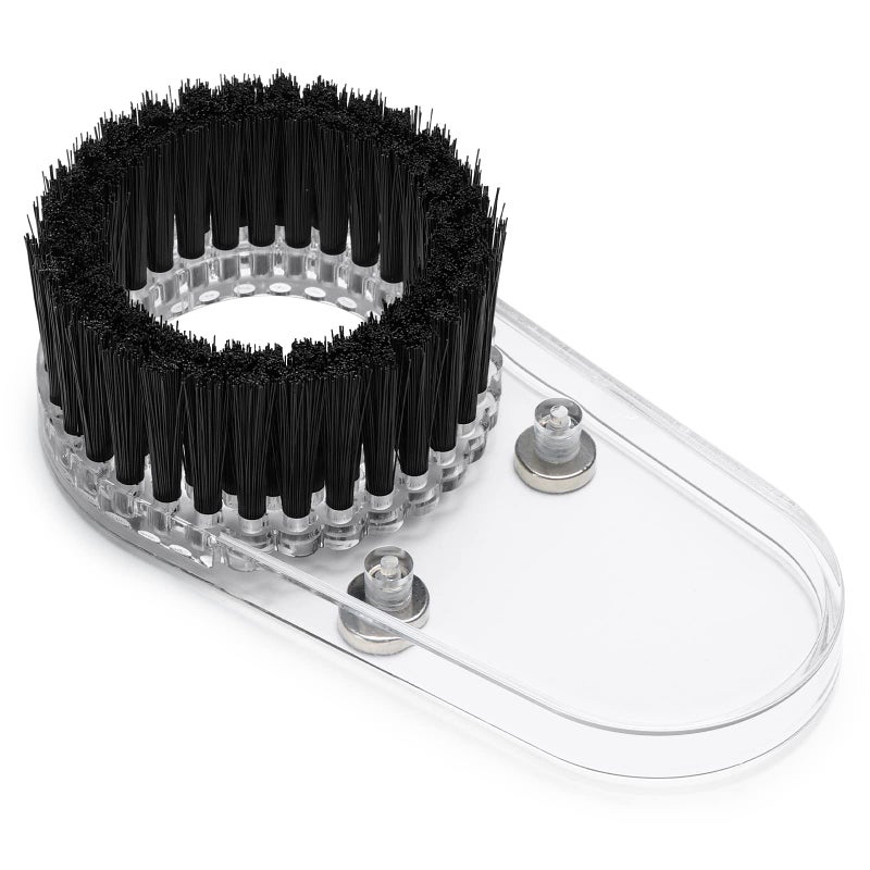 Genmitsu CNC Dust Shoe Replacement Base Bottom Cover with Nylon Brush  Transparent ABS - Image 2