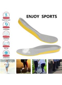 KASTWAVE Memory Foam Insoles, PU Sport Insoles, Comfortable Breathable, Shock Absorption Arch Support Insoles (Men 38-42.5/ Women 37-42)  - Image 4