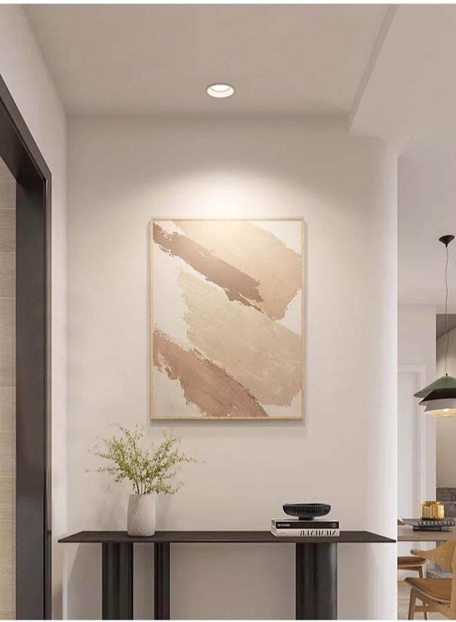 إضاءة سبوت LED 7 وات مع سائق منفصل AC85-265V، ضوء لوحة السقف السطحي أبيض (عبوة من قطعتين) - Image 5