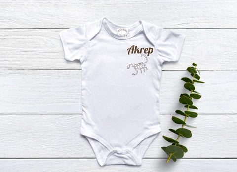 Snap-On Organic Fabric Scorpio Bodysuit