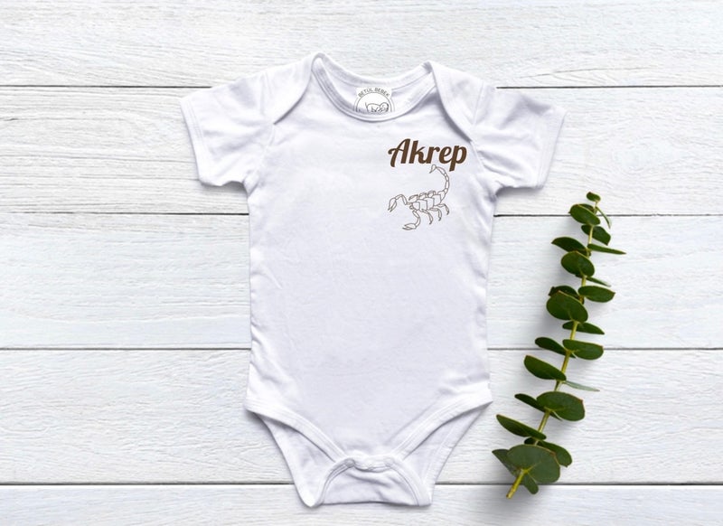 Snap-On Organic Fabric Scorpio Bodysuit