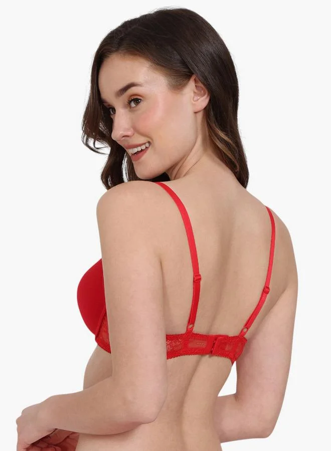 زيفامي حمالة صدر زيفام دانتيل مبطنة نصف كوب