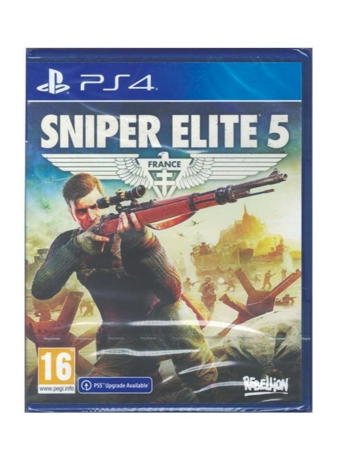 لعبة Sniper Elite 5 (النسخة العالمية) - Action & Shooter - بلاي ستيشن 4 (PS4)