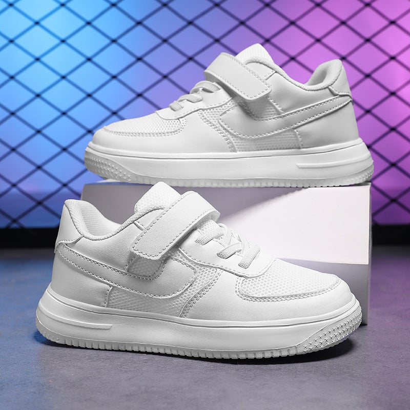Children'S White Sneaker Boys White Shoes Mesh Breathable Student Kindergarten Wave Shoes Women'S Shoes White Shoes Sneakers - Image 3