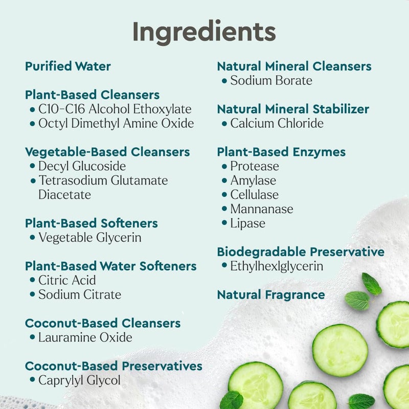 Puracy Pet Stain and Odor Remover - Enzyme Cleaner for Dog Urine and Poop Carpet - Cat Pee Enzyme for Cat Urine Cleaner Destroyer - Cucumber & Mint, 25oz - Image 3