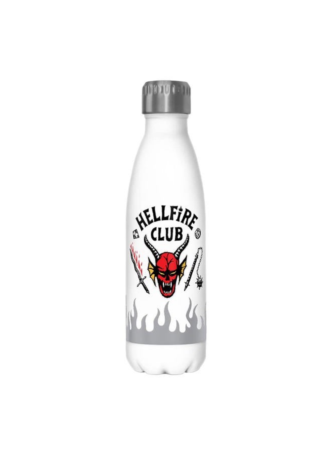 NETFLIX Stranger Things Hellfire Logo Flame 17 oz Stainless Steel Bottle, Multicolor - Image 1