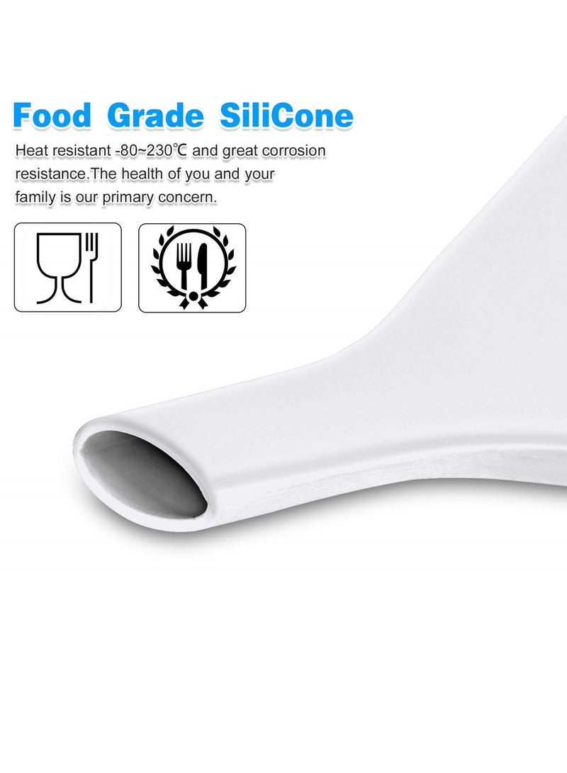 قمع مطبخي قابل للطي، تصميم قابل للطي لتسهيل ملء الزجاجات ونقل السوائل، مصنوع من مواد غذائية، مثالي للبودرة، أداة مطبخ فعّالة - Image 2