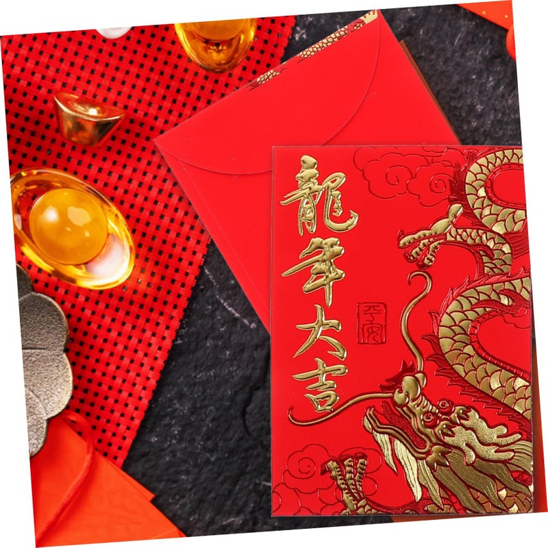 60 Pieces Chinese Red Envelope Lucky Money Bags Paper Material Mixed Style For Lunar New Year Dragon Birthday Gift - Image 5