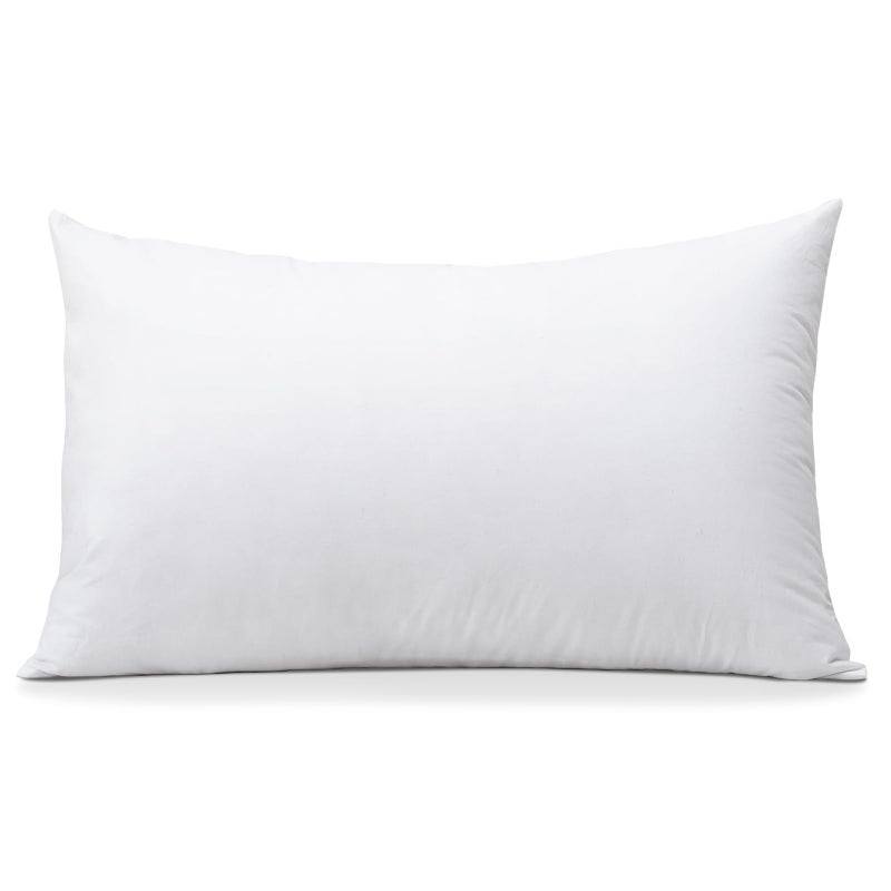 Otostar OTOSTAR Throw Pillow Insert 12 x 20 Cushion Inner Soft Fluffy Plump Stuffer Cushion Pad White Decorative Pillow Insert 